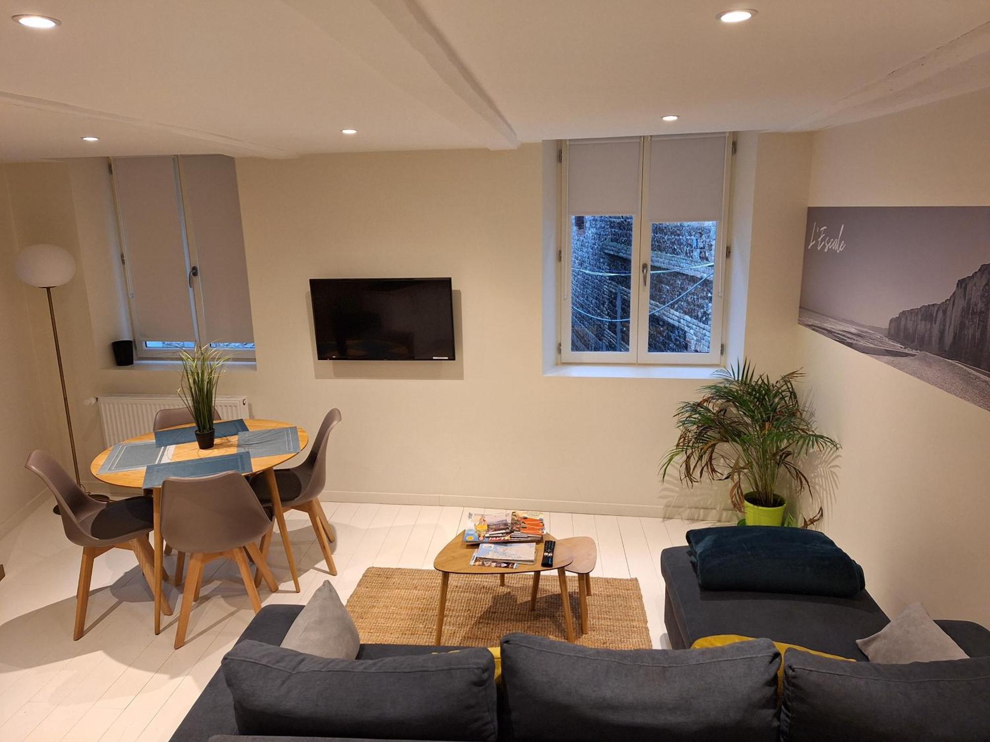 Appartement Le Phare Au Pied Du Port 索姆河畔圣瓦莱里 外观 照片